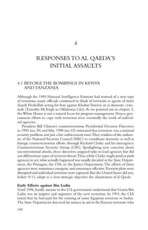 4 Responses to Al Qaeda's Initial Assaults
