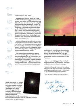 Interstellarum 25 Schließen Wir Den Ersten Jahrgang Der Neuen Interstellarum-Hefte Ab