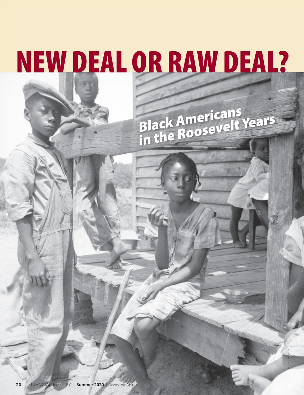New Deal Or Raw Deal? Black Americans in the Roosevelt Years