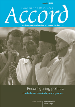 Hamid Awaluddin the Helsinki Negotiations: a Perspective from Free Aceh Movement Negotiators 28 M