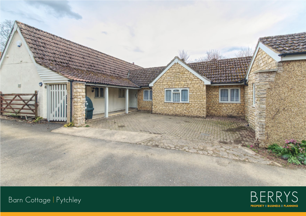 Barn Cottage | Pytchley BARN COTTAGE | TOP END PYTCHLEY | NN14 1EX