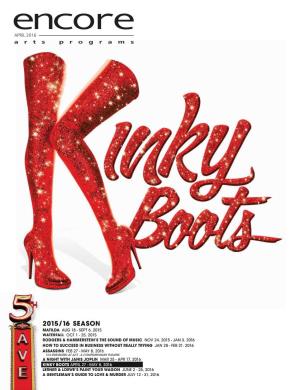 Kinky Boots at the 5Th Avenue Theatre Encore Arts Seattle