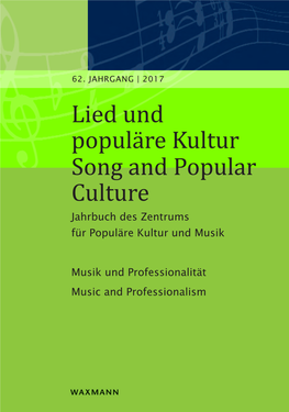Lied Und Populäre Kultur Song and Popular Culture