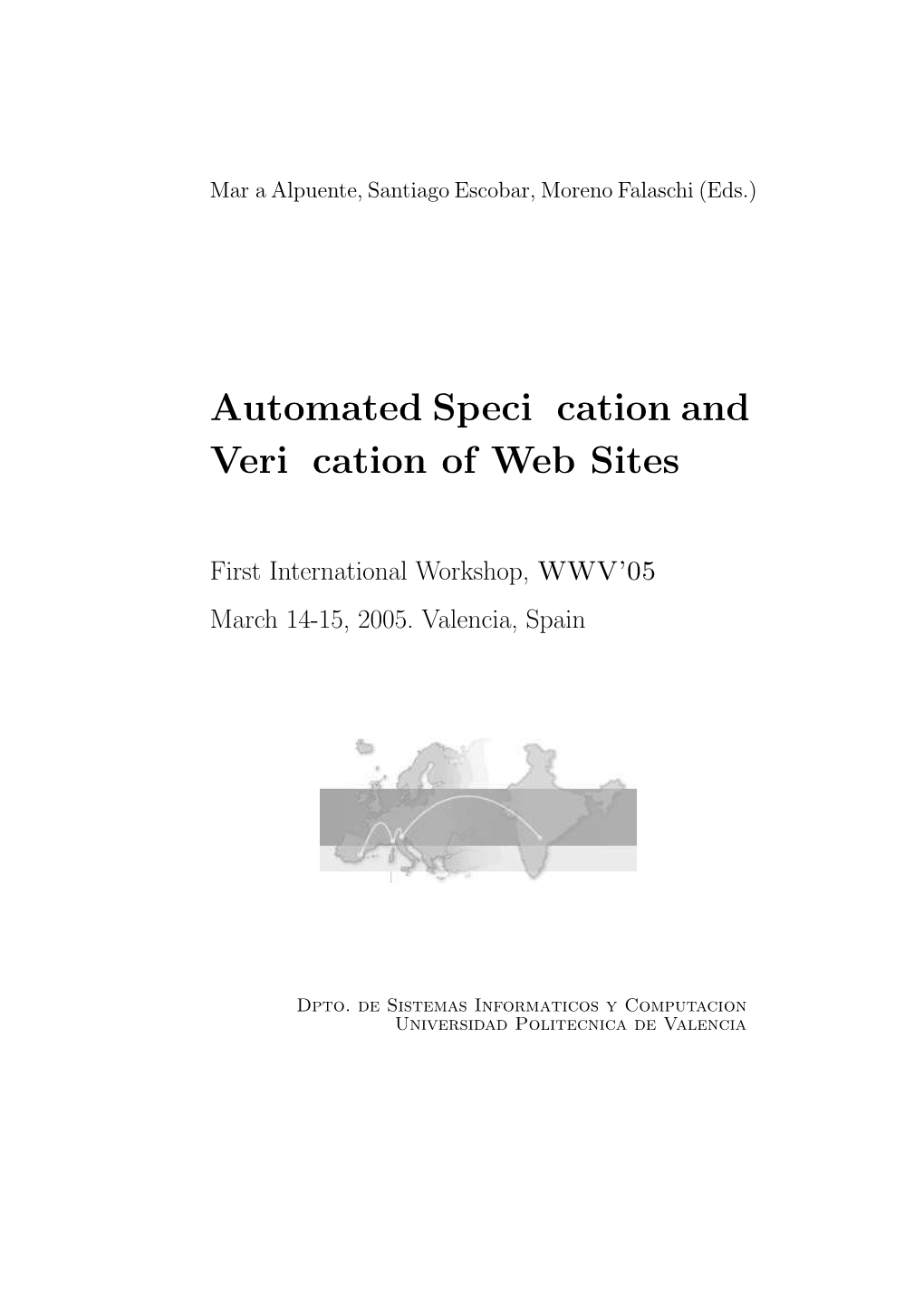 Automated Specification and Verification of Web Sites