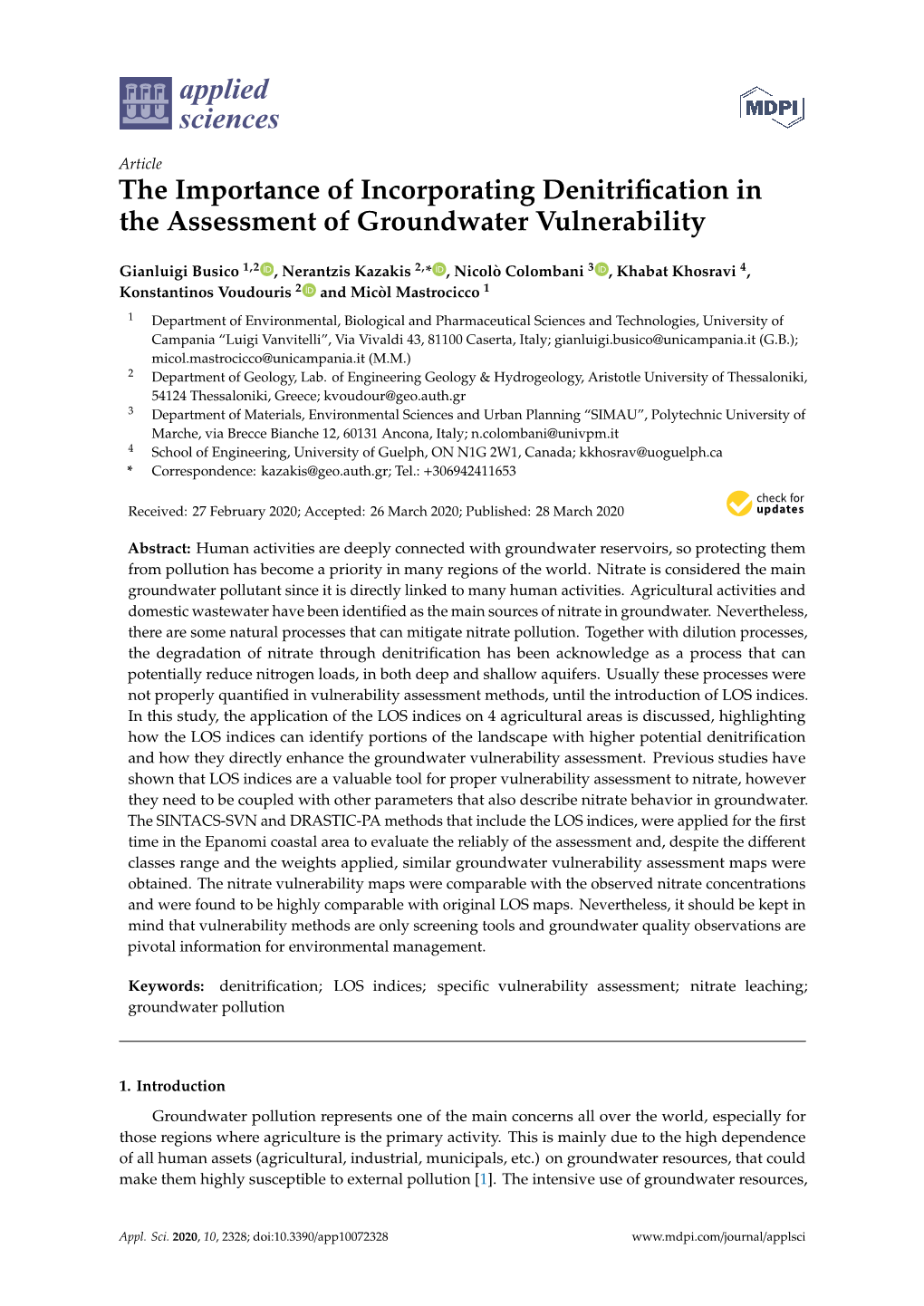 The Importance of Incorporating Denitrification in The