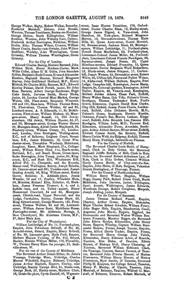 The London Gazette, August 19, 1870, 5049