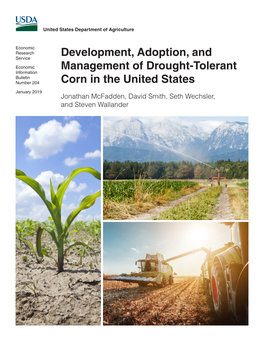 Development, Adoption, and Management of Drought-Tolerant Corn in the United States, EIB-204, U.S
