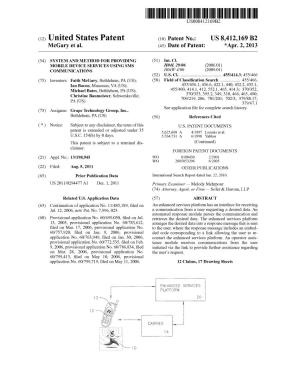 (12) United States Patent (10) Patent No.: US 8,412,169 B2 Mcgary Et Al