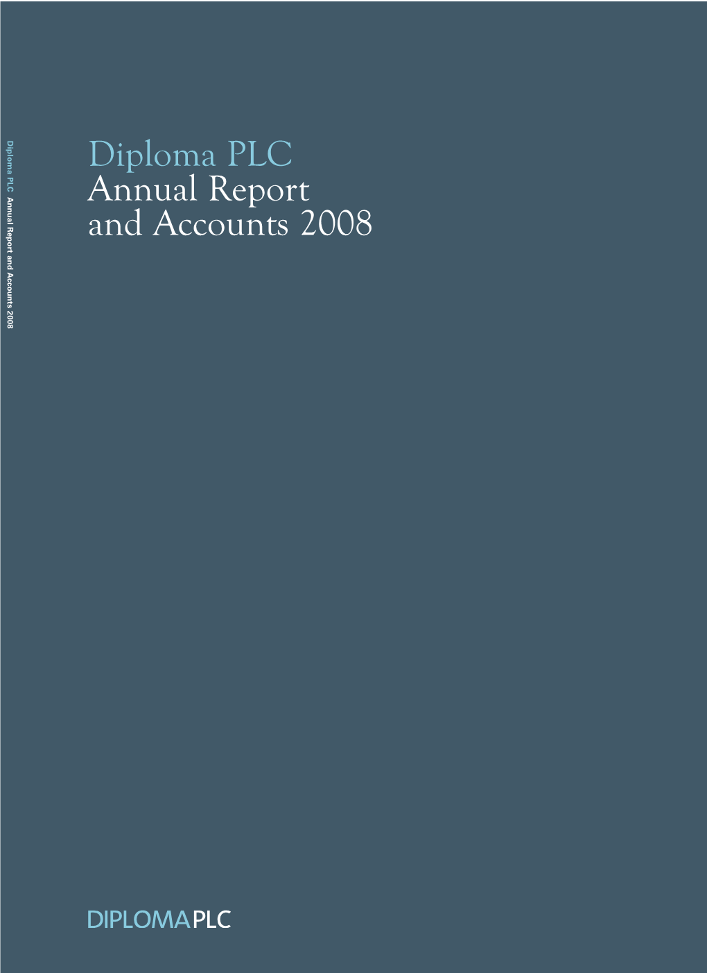 Diploma PLC Annual Report and Accounts 2008