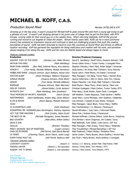Michael B. Koff, C.A.S
