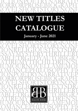 Download the New Jan-June 2021 Catologue