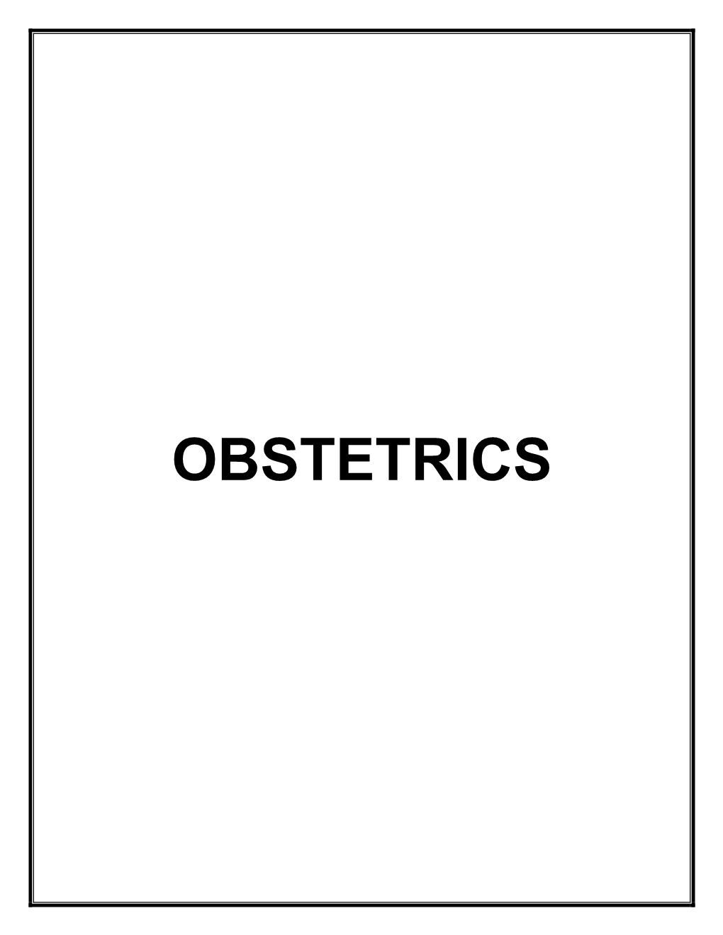 13 Obstetrics