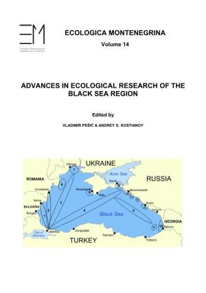 Advances in Ecological Research of the Black Sea Region