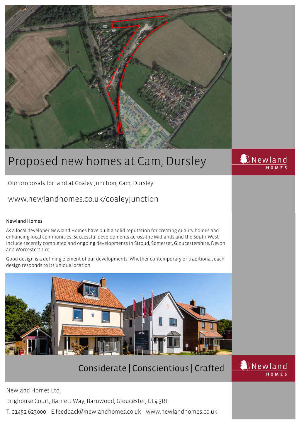 Proposed New Homes at Cam, Dursley