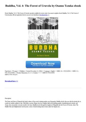 Buddha, Vol. 4: the Forest of Uruvela by Osamu Tezuka Ebook
