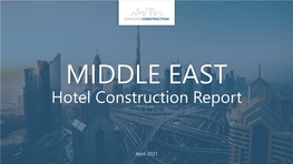 Hotel Construction Report