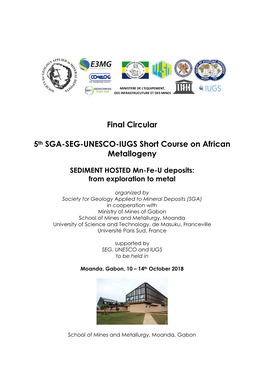 Final Circular 5Th SGA-SEG-UNESCO-IUGS Short