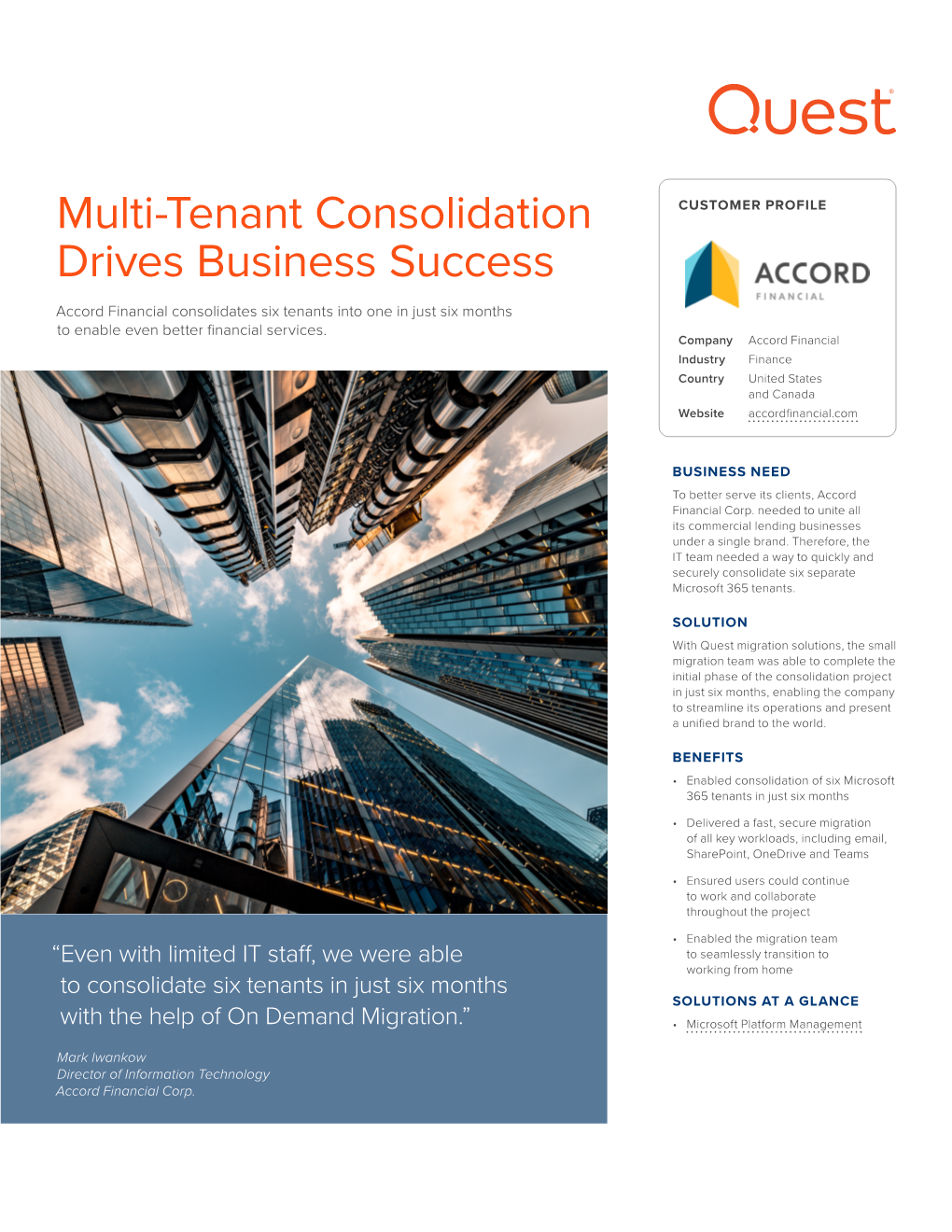 Multi-Tenant Consolidation Drives Business Success