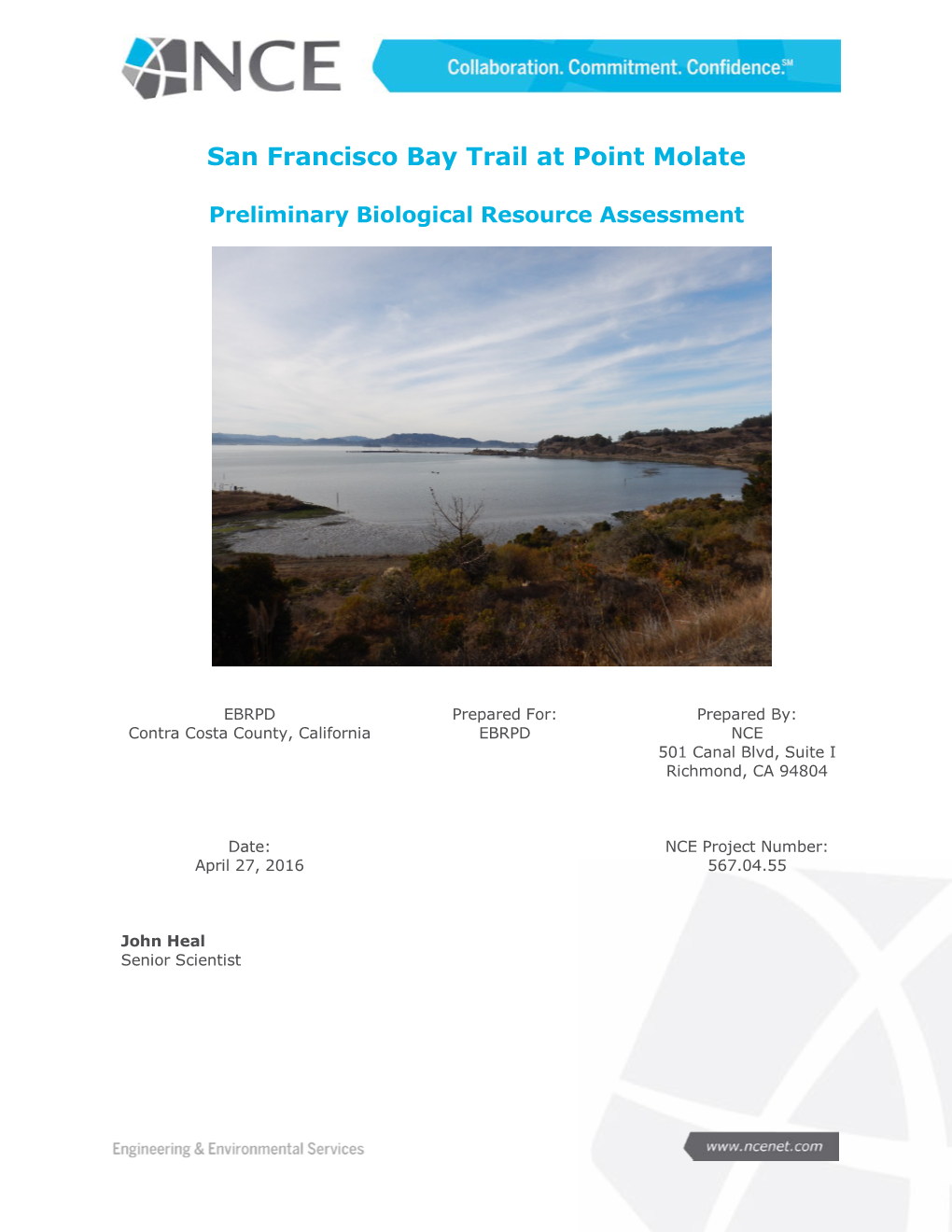San Francisco Bay Trail at Point Molate