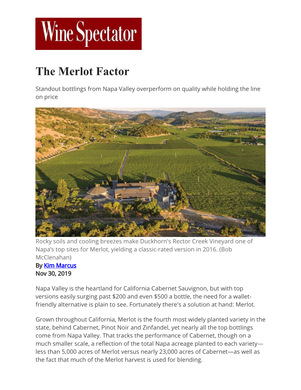 The Merlot Factor