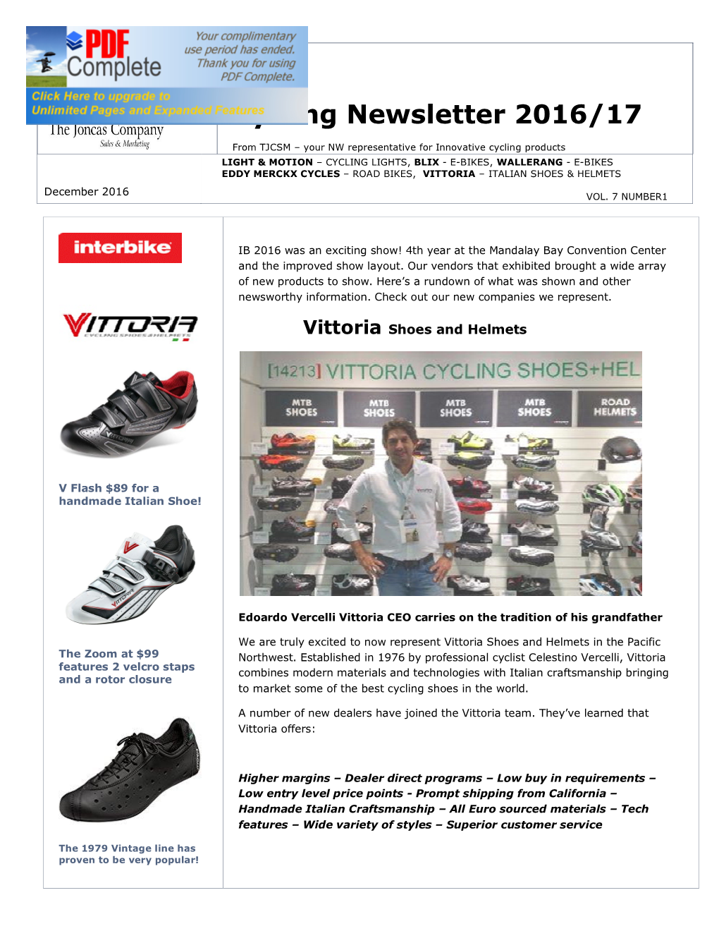 Cycling Newsletter 2016/17