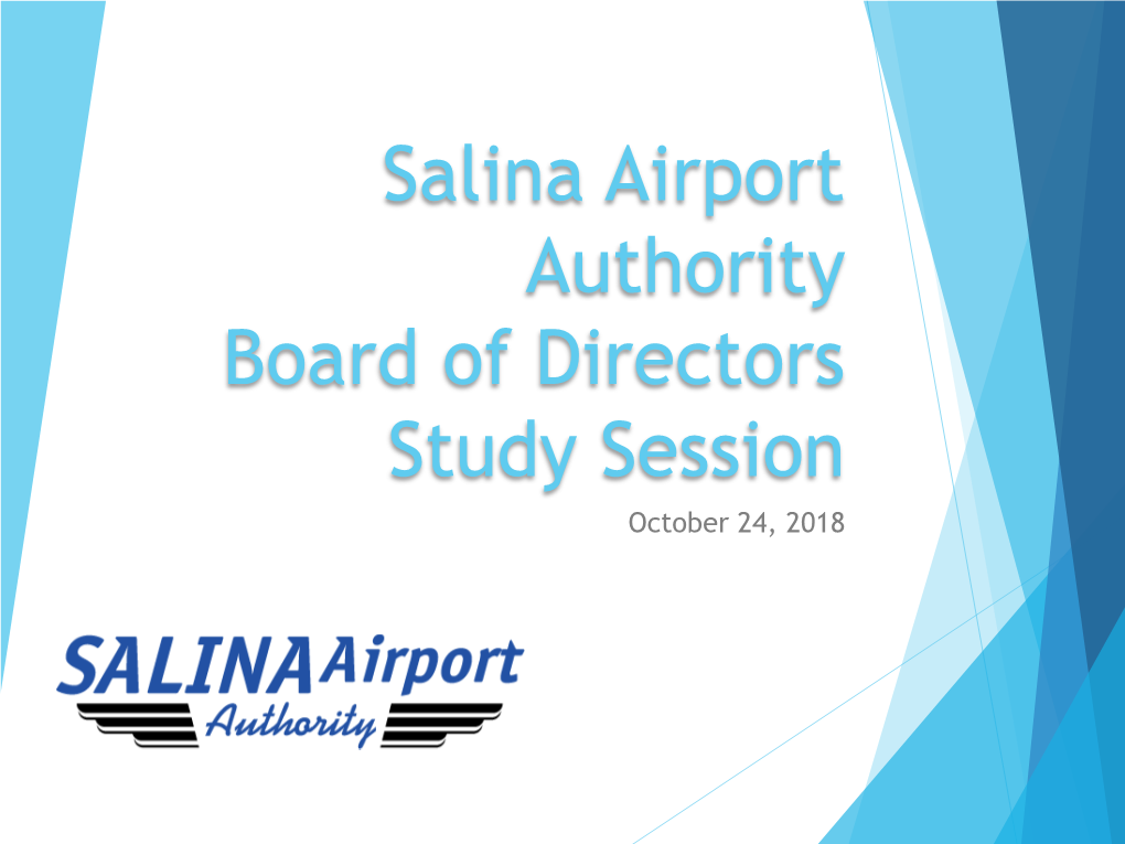 October 2018 Board Study Session