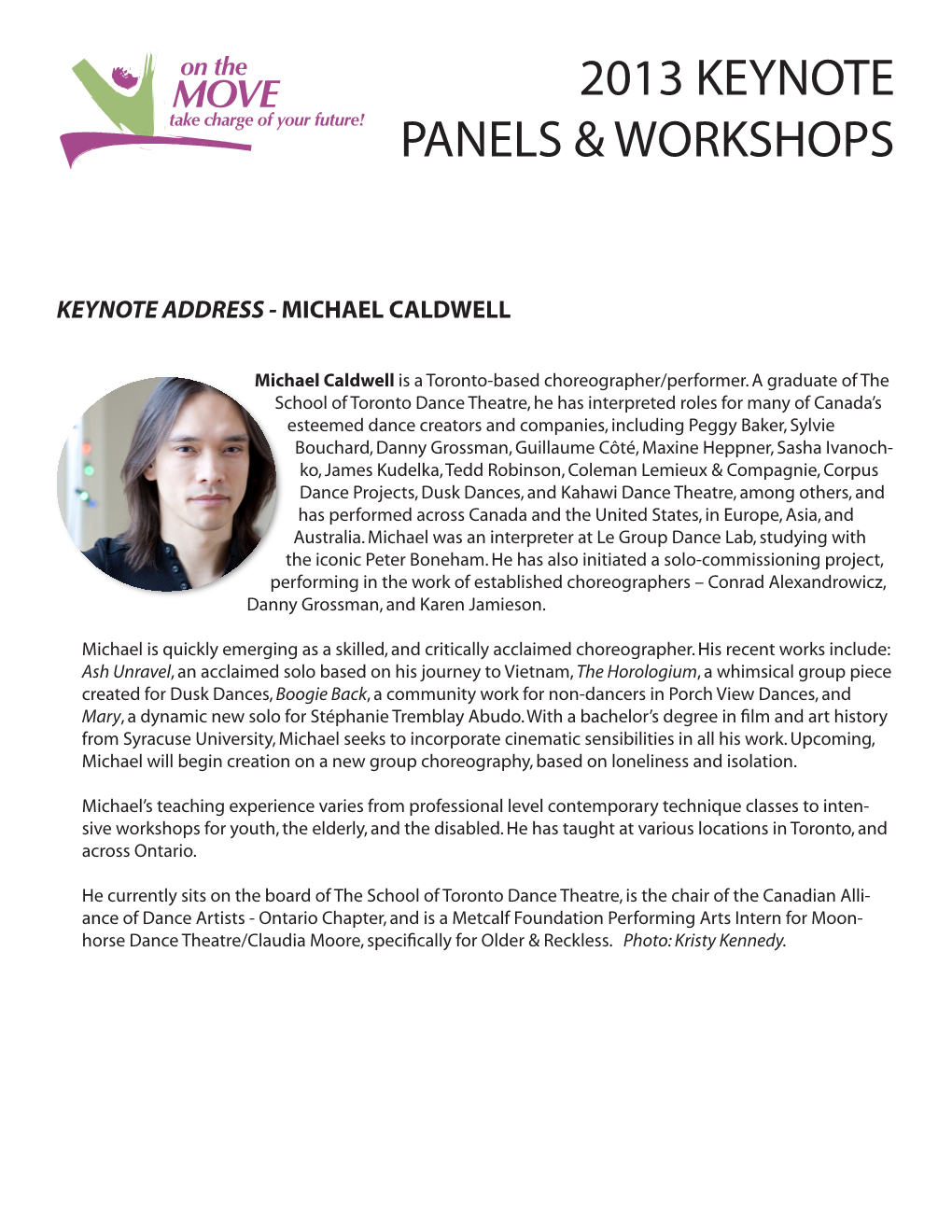 2013 Keynote Panels & Workshops