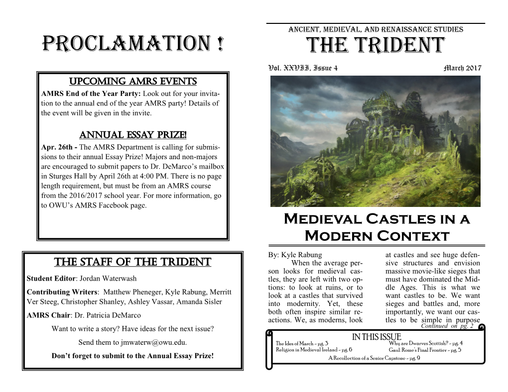 The Trident Proclamation !