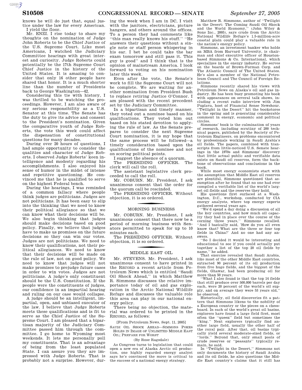 Congressional Record—Senate S10508