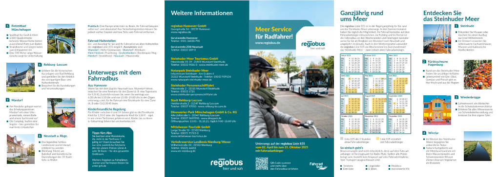 Entdecken Sie Das Steinhuder Meer Unterwegs Mit Dem Fahrradbus Weitere Informationen Ganzjährig R