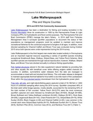 Lake Wallenpaupack Pike and Wayne Counties