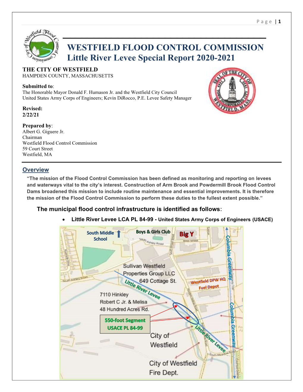 Little River Levee Special Report 2020-2021