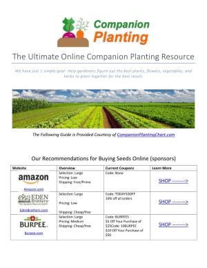 The Ultimate Online Companion Planting Resource