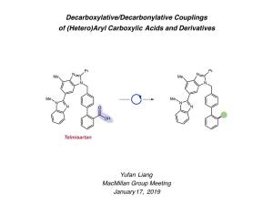 Aryl Carboxylic Acids and Derivatives