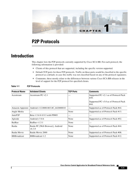 P2P Protocols