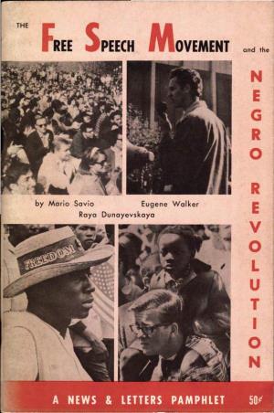THE FREE SPEECH MOVEMENT and the NEGRO REVOLUTION