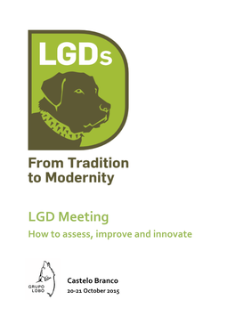 LGD Meeting How to Assess, Improve and Innovate