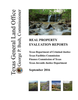 2016 Real Property Evaluation Report Part I
