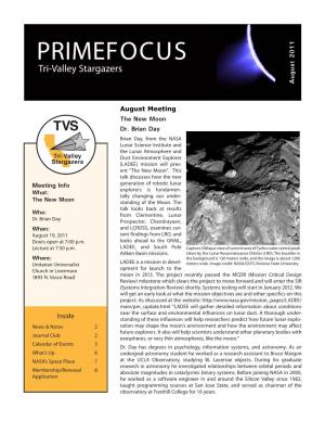 Primefocus Tri-Valley Stargazers August 2011