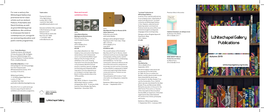 Whitechapel Gallery Publications