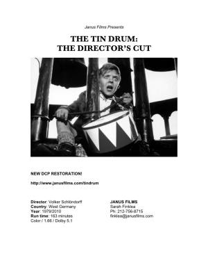 The Tin Drum: the Director’S Cut