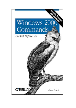 Chapter 1. Windows 2000 Commands Pocket Reference