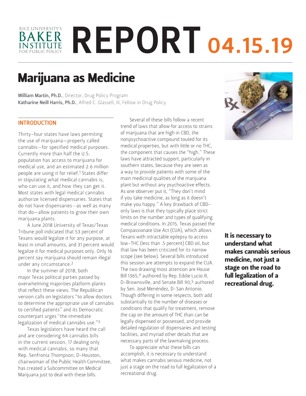 Marijuana As Medicine