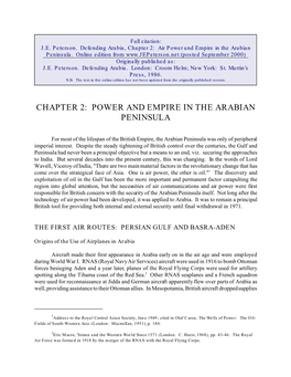 2. Air Power and Empire in the Arabian Peninsula