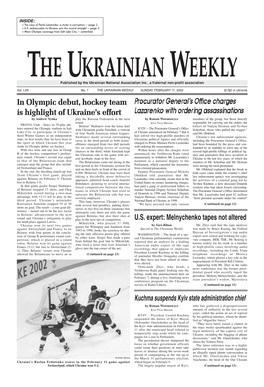 The Ukrainian Weekly 2002, No.7