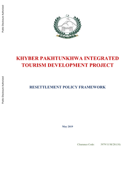 KHYBER PAKHTUNKHWA INTEGRATED TOURISM DEVELOPMENT PROJECT Public Disclosure Authorized