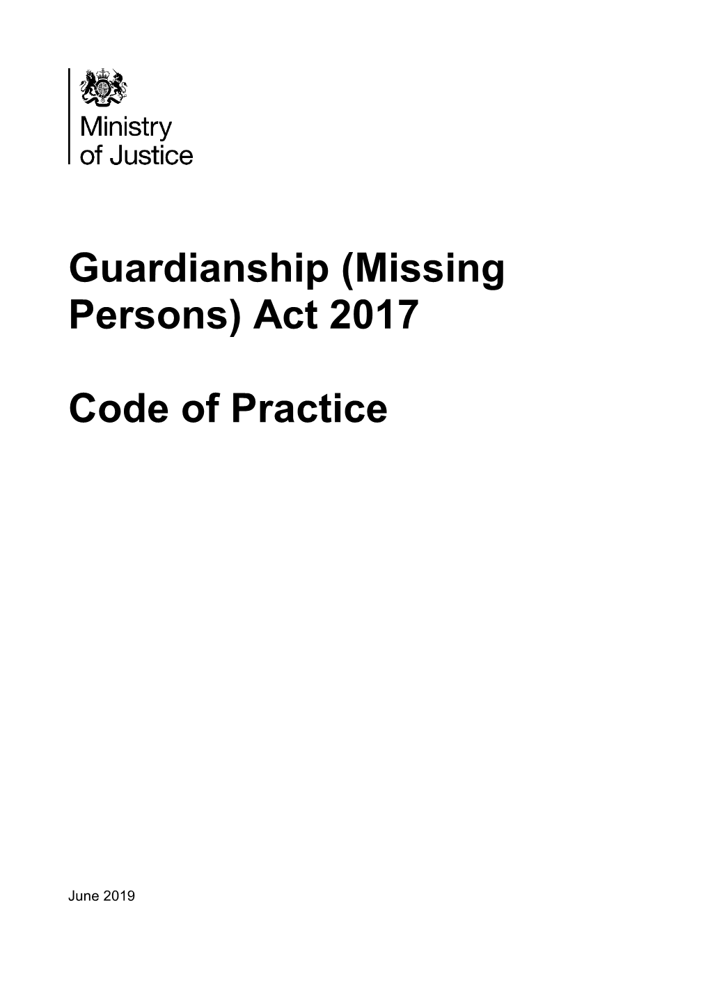 Guardianship (Missing Persons) Act 2017