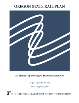 2020 Oregon State Rail Plan