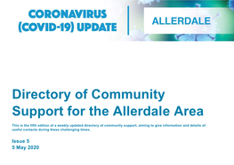Directory of Community Support for the Allerdale Area