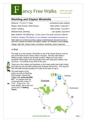 Ditchling and Clayton Windmills